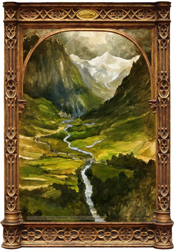 framed - Frodo taken to Rivendell