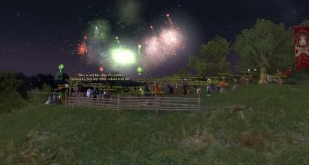 Fireworks Show at the LotRO 12th Anniversary