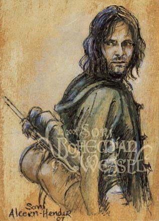 Aragorn - Viggo Mortensen Tapestry by Darko Babovic - Pixels Merch