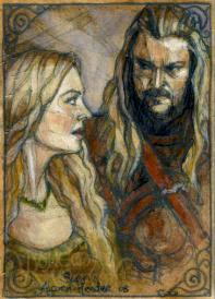 Éomer and Éowyn, brother and sister