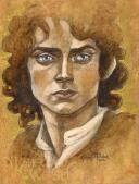 Frodo ‘icon’ style painting