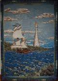 Mosaic: Veantur brings his ship into Mithlond