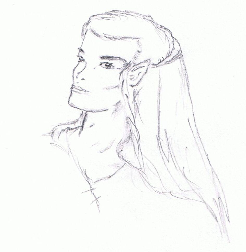 "Legolas Portrait" by Varda-(Valar)